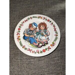Vintage Oneida Raggedy Ann And Andy 7.5" Plastic Children's Plate